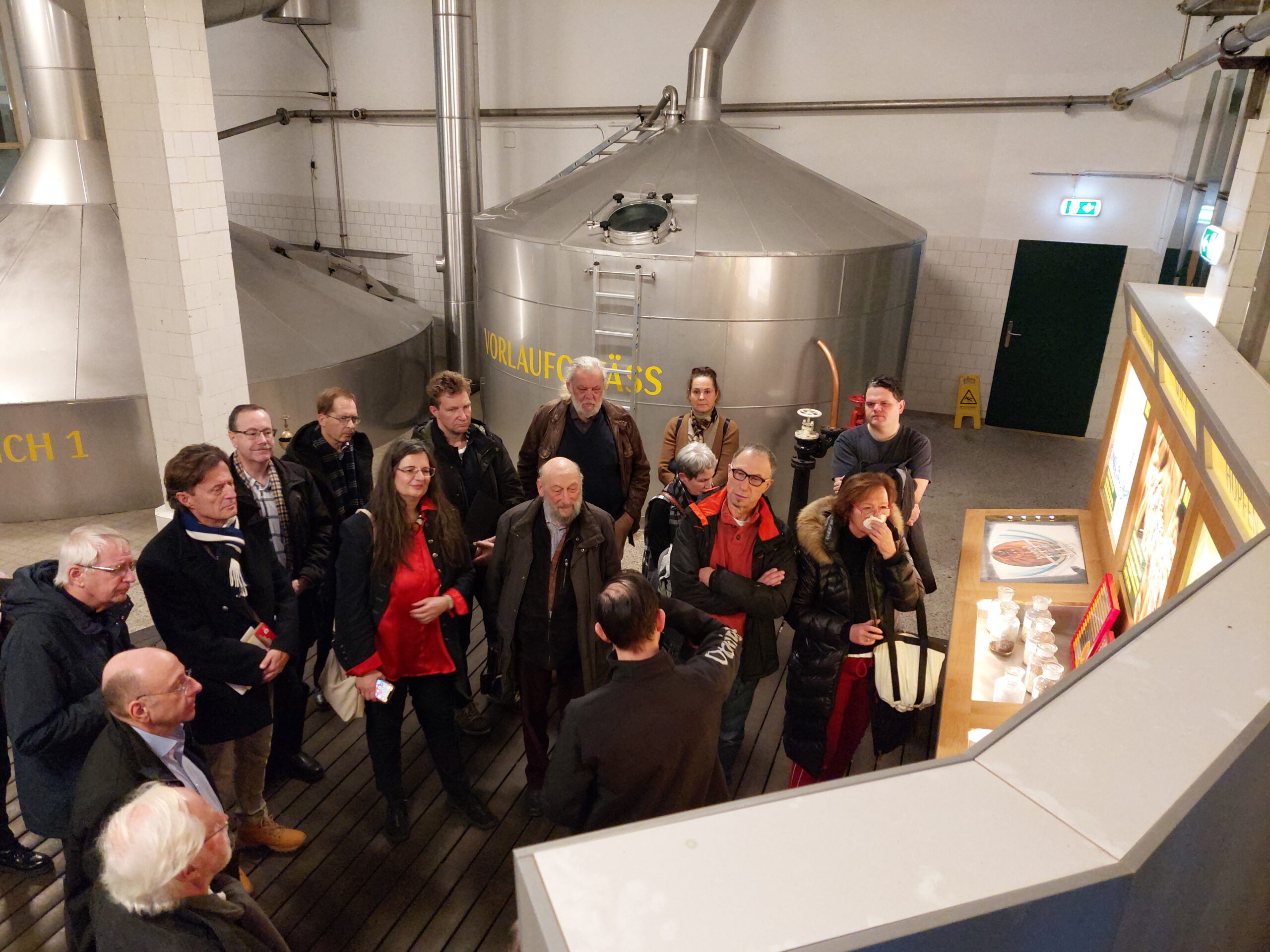 Mit dem ÖJC in der Brauerei Ottakring