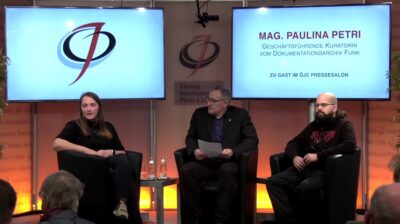 Mag. Petri im Gespräch mit ÖJC-Präsident Ing. Welzl