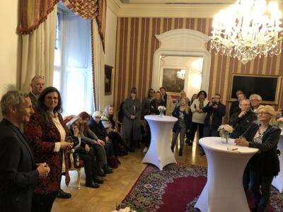 ÖJC-Mitglieder in den Prunkräumen der Spanischen Hofreitschule