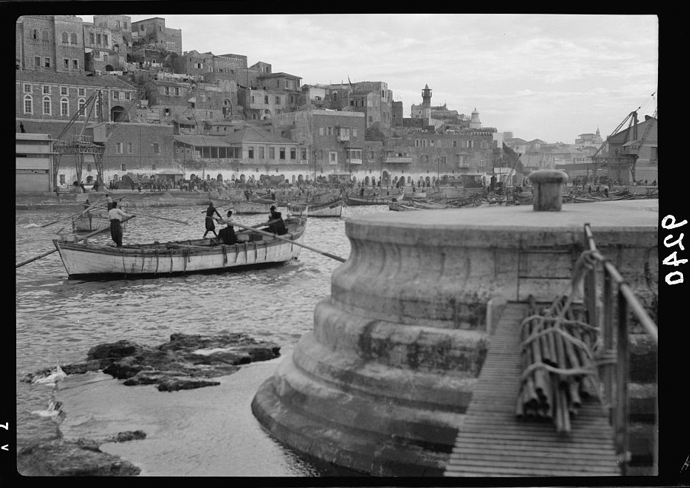 Foto: Der Hafen von Jaffa 1936, © Eric und Edith Matson Photograph Collection