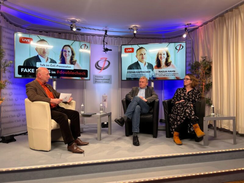 Christian Stöger im Gespräch mit Nadja Hahn und Stefan Kappacher