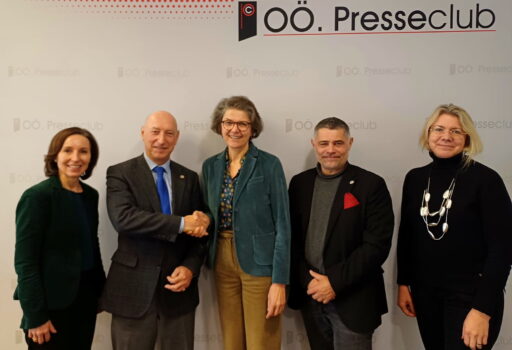 ÖJC-Präsidium bei OÖ-Presseclub