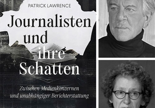 6.5.2025: Talk mit Patrick Lawrence „Journalisten und ihre Schatten“