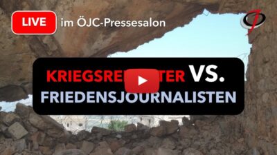 ÖCJ YouTube Kriegsreporter Friedensjournalisten