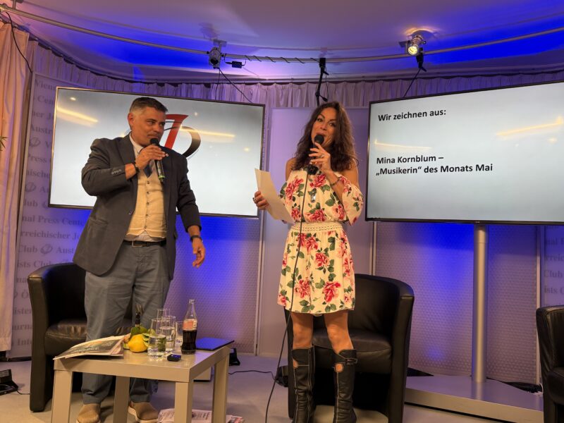Musikerin Mina Kornblum mit John Herzog