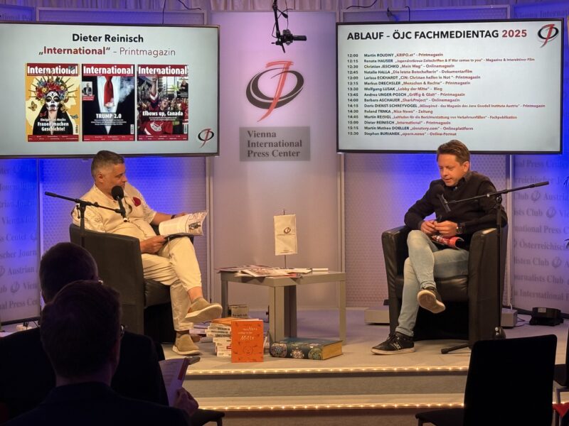 Dieter Reinisch im Gespräch mit John Herzog