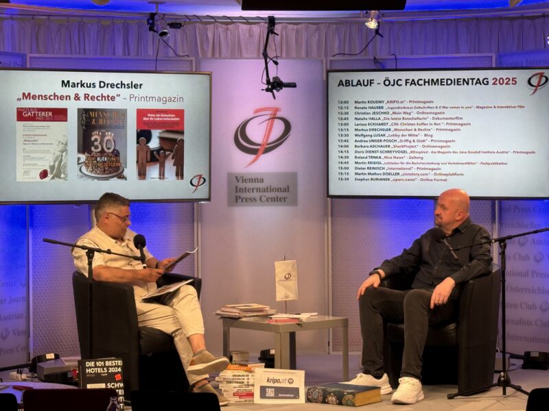 Markus Drechsler im Gespräch mit John Herzog
