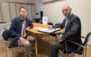 Tjerk Boorsma und ÖJC-Präsident Christian Stöger (r.)