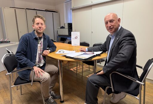 Tjerk Boorsma und ÖJC-Präsident Christian Stöger (r.)