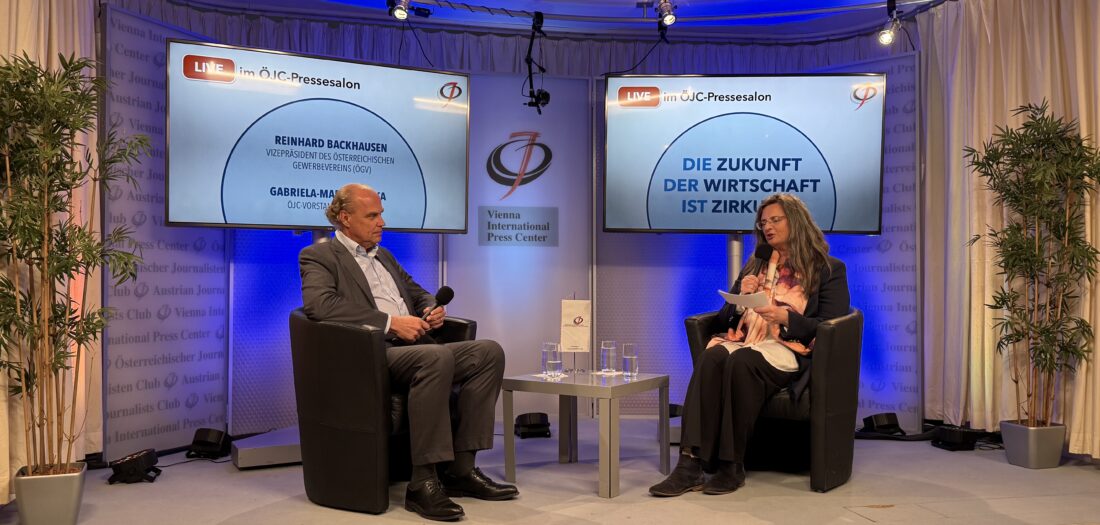 ÖJC-Talk mit Reinhard Backhausen