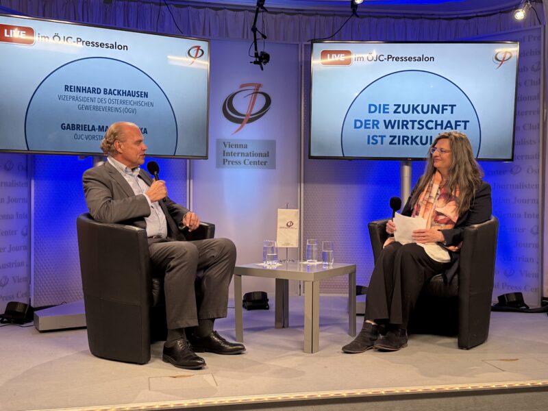 ÖJC-Talk mit Reinhard Backhausen