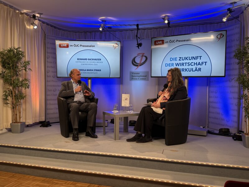 ÖJC-Talk mit Reinhard Backhausen