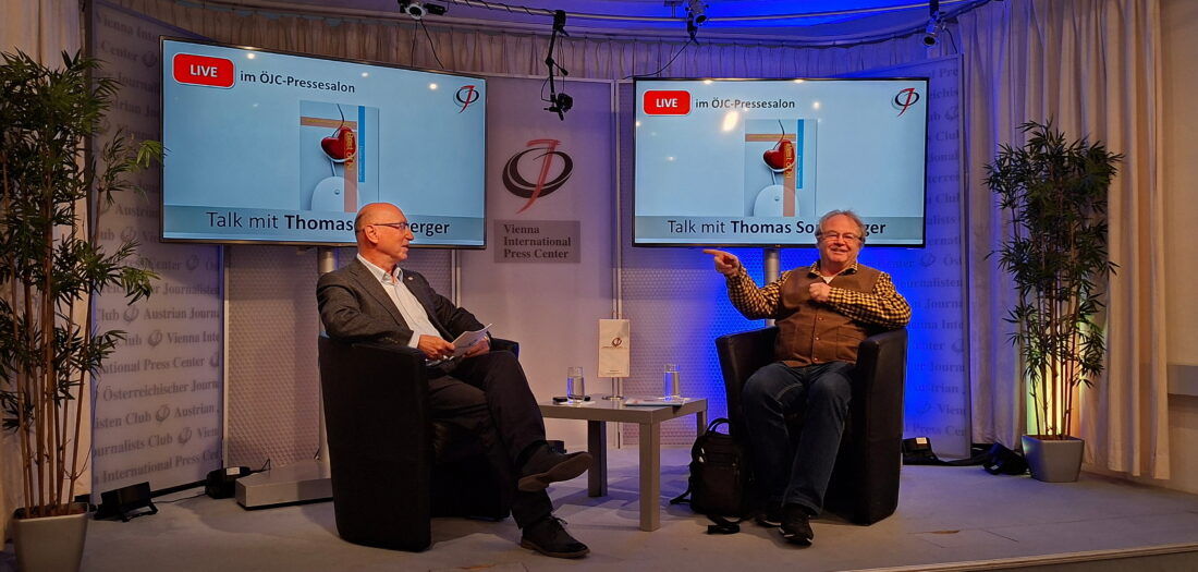 ÖJC Talk mit Thomas Sonnberger (r.)