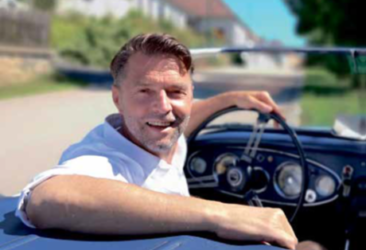 Oldtimer-Fahrer
