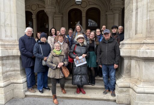 ÖJC-Gruppe bei Ringstraßenführung