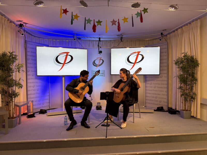 Tisoc Romero und Anna Lesjak im ÖJC