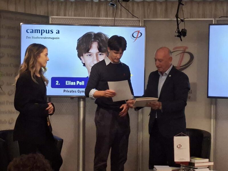 Platz 2 an Elias Pell